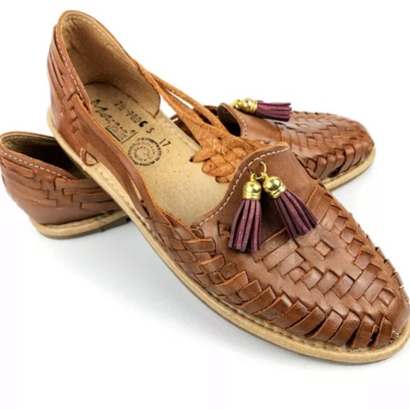 Maxx by Avalos Woven Sandals Mexican Huarache 7.5 - Picture 1 of 7